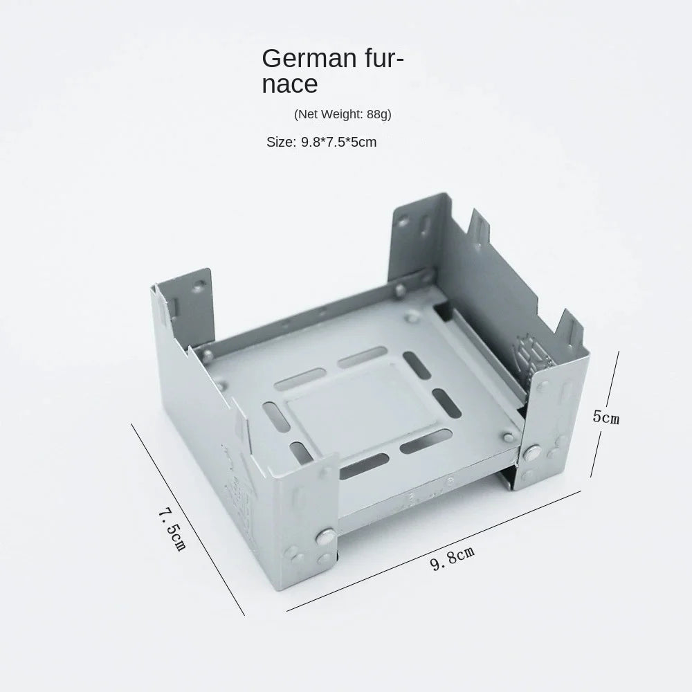 Camping Stove – Portable Survival Gas Stove with Wind Protection Options