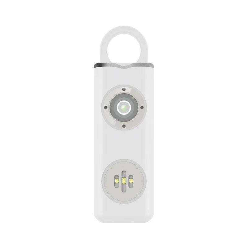 Personal Safety Alarm with LED Light – 130dB Emergency Siren with Rechargeable Battery