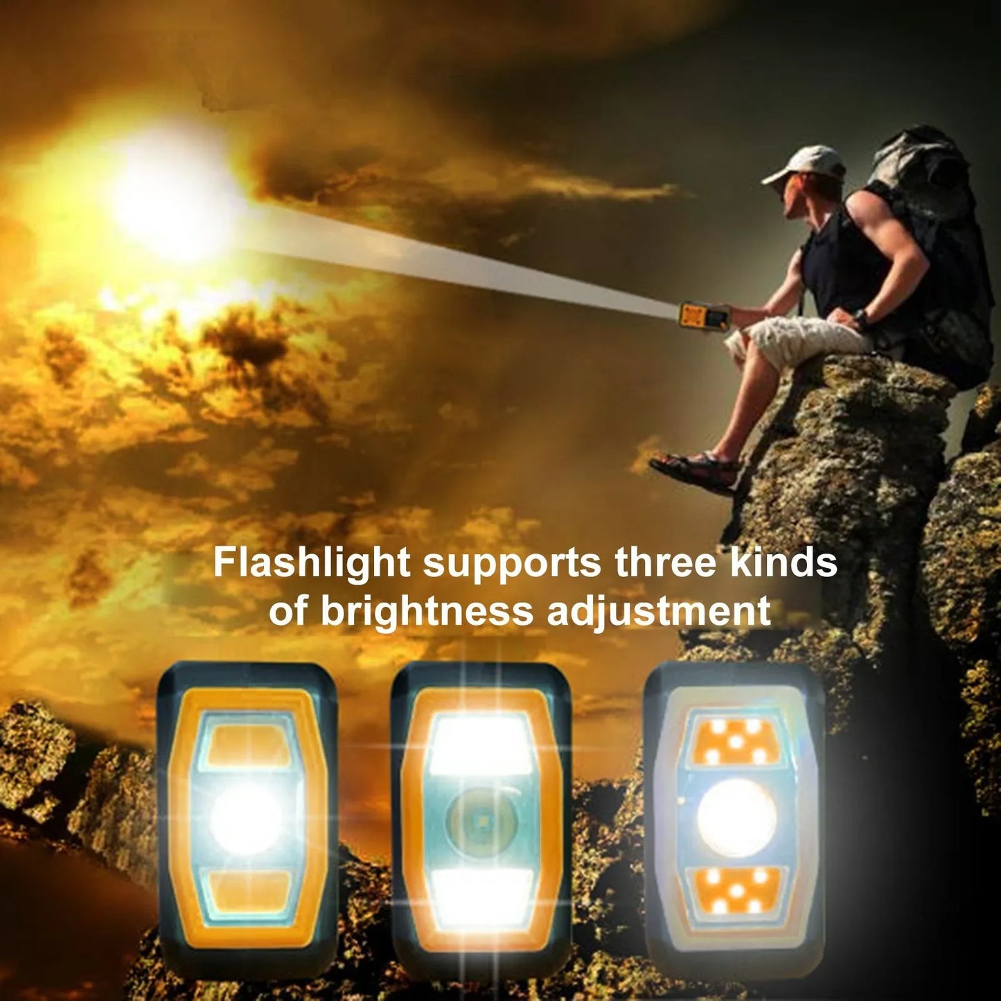Emergency Solar Hand Crank Radio – Portable Survival Radio with Flashlight, Power Bank & SOS Alarm