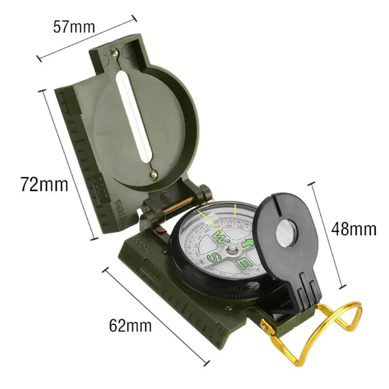 Portable Survival Compass – Waterproof & Glow-in-the-Dark