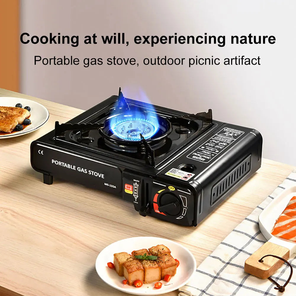 Portable Outdoor Gas Stove – Small, Strong, and Easy to Carry
