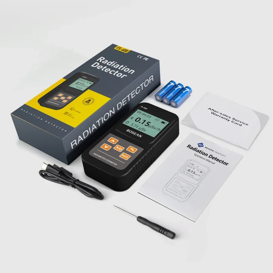 Radiation Detector – Portable Geiger Counter for Emergency & Survival Use