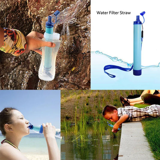 Water Filter Straw – Portable Survival Water Purifier for Emergency Use