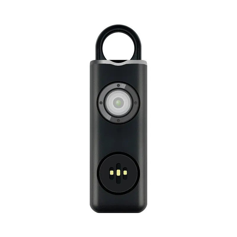 Personal Safety Alarm with LED Light – 130dB Emergency Siren with Rechargeable Battery