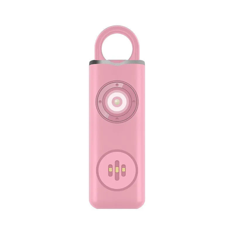 Personal Safety Alarm with LED Light – 130dB Emergency Siren with Rechargeable Battery