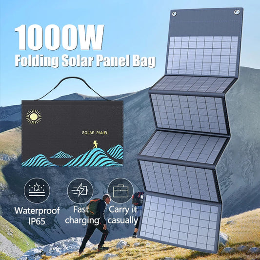 600W/1000W Foldable Solar Panel Bag